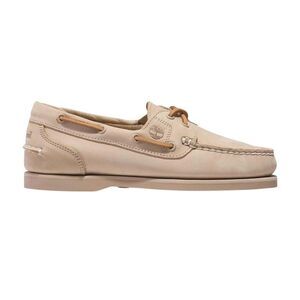 Timberland Mens Classic Leather Boat Shoes / Beige